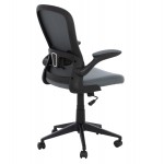 ΚΑΡΕΚΛΑ ΓΡΑΦΕΙΟΥ HM1178 10 μαύρος σκελετός γκρι mesh 60x56x105 εκ c438888