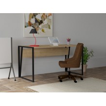 Γραφείο Lettera Sapphire μαύρο χρώμα μέταλλο 140x70x74cm c438897 Γραφείο Lettera Sapphire μαύρο χρώμα μέταλλο 140x70x74cm c438897