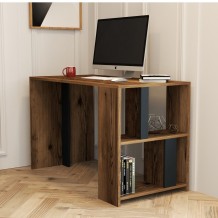 Γραφείο Londra καρυδί ανθρακί χρώμα μελαμίνη 120x60x75 4cm c438977 Γραφείο Londra καρυδί ανθρακί χρώμα μελαμίνη 120x60x75 4cm c438977
