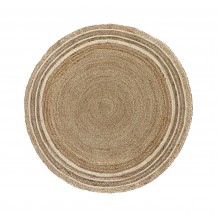 HARTU ΧΑΛΙ ΣΤΡΟΓΓΥΛΟ ΓΙΟΥΤΑ ΦΥΣΙΚΟ ΛΕΥΚΟ D150cm c438993