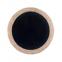 RAMI ΧΑΛΙ ΣΤΡΟΓΓΥΛΟ ΓΙΟΥΤΑ ΦΥΣΙΚΟ ΜΑΥΡΟ D150cm c438996