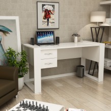Γραφείο Speranza λευκό χρώμα μελαμίνη 140x60x75cm c439198 Γραφείο Speranza λευκό χρώμα μελαμίνη 140x60x75cm c439198