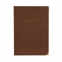Κατάλογος MENU A4 CLASSIC για Εστιατόρια cafe 24x36cm καφέ SECURIT c439270