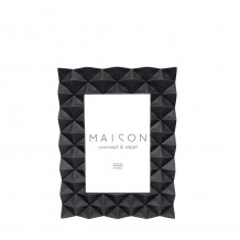 VIRO ΚΟΡΝΙΖΑ POLYRESIN ΜΑΥΡΟ 15 5x1 5xH20 5cm c439312