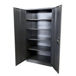 Φοριαμός DURIN Σκούρο Γκρι Μέταλλο 180x90x45cm c439365
