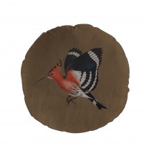 HOOPOE ΔΙΑΚΟΣΜΗΤΙΚΟ ΜΑΞΙΛΑΡΙ ΒΕΛΟΥΔΟ ΠΟΛΥΧΡΩΜΟ ΚΑΦΕ 45x45cm c439508