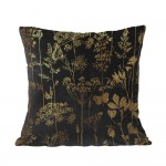 BLOSSOM ΔΙΑΚΟΣΜΗΤΙΚΟ ΜΑΞΙΛΑΡΙ POLYESTER ΜΑΥΡΟ ΧΡΥΣΟ 45x45cm c439510