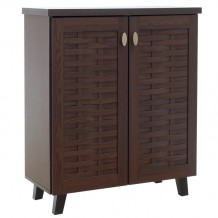 Παπουτσοθήκη ντουλάπι ΜΑΝΤΑΜ 12 ζεύγων χρώμα καρυδί 78x40x92εκ c43999