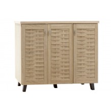 Παπουτσοθήκη ντουλάπι ΜΑΝΤΑΜ 16 ζεύγων χρώμα sonoma 115 5x40x92εκ c44000