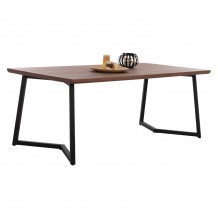 ΤΡΑΠΕΖΙ ΤΡΑΠΕΖΑΡΙΑΣ ΚΑΠΛΑΜΑΣ ΚΑΡΥΔΙΑΣ ΡΟΥΣΤΙΚ ΣΤΥΛ HM9304 02 200x100x75 εκ c440404