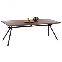 ΤΡΑΠΕΖΙ ΤΡΑΠΕΖΑΡΙΑΣ ΚΑΠΛΑΜΑΣ ΚΑΡΥΔΙΑΣ ΡΟΥΣΤΙΚ ΣΤΥΛ HM9303 02 220x90x75Υ εκ c440406