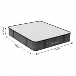 Στρώμα Diamond pakoworld pocket spring gel memory foam 25-27cm 140x200εκ c440487