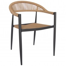 ΠΟΛΥΘΡΟΝΑ ΑΛΟΥΜΙΝΙΟΥ HM5854 02 ΑΝΘΡΑΚΙ PΕ RATTAN ΜΠΕΖ 55 5x58 5x78 εκ c440581