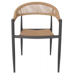ΠΟΛΥΘΡΟΝΑ ΑΛΟΥΜΙΝΙΟΥ HM5854 02 ΑΝΘΡΑΚΙ PΕ RATTAN ΜΠΕΖ 55 5x58 5x78 εκ c440581