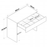 Τουαλέτα Artemisia pakoworld λευκό 90x45x76 8εκ c440890