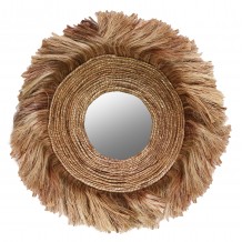 ΚΑΘΡΕΠΤΗΣ ΤΟΙΧΟΥ ΣΤΡΟΓΓΥΛΟΣ ΜΕ ΠΛΑΙΣΙΟ ΑΠΟ ΙΝΕΣ ΑΜΠΑΚΑ ΣΕ ΦΥΣΙΚΟ 85x17x85Yεκ HM7742 c441195