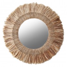 ΚΑΘΡΕΠΤΗΣ ΤΟΙΧΟΥ ΣΤΡΟΓΓΥΛΟΣ ΜΕ ΙΝΕΣ ΑΜΠΑΚΑ ΣΕ ΧΡΩΜΑ ΦΥΣΙΚΟ 90x4x90Υεκ HM7736 c441196