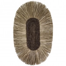 ΔΙΑΚΟΣΜΗΤΙΚΟ ΤΟΙΧΟΥ ΟΒΑΛ ΑΠΟ GRASS ΚΑΙ ΙΝΕΣ ΑΜΠΑΚΑ ΣΕ ΧΡΩΜΑ ΦΥΣΙΚΟ 60x5x90Yεκ HM7795 c441200