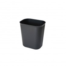 Καλάθι πλαστικό μαύρο άκαυστο 23x16x26cm c441207