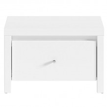 Κομοδίνο Fansi pakoworld λευκό 51x40 5x33 5εκ c441331