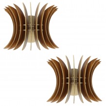 ΣΕΤ ΑΠΛΙΚΕΣ ΤΟΙΧΟΥ 2ΤΜΧ ΞΥΛΙΝΕΣ ΑΠΟ MDF ΚΑΡΥΔΙ HM7380 02 28x20x20Υ εκ c441423