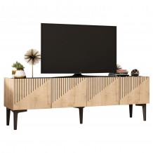 ΕΠΙΠΛΟ ΤΗΛΕΟΡΑΣΗΣ ΣΕ ΦΥΣΙΚΟ ΧΡΩΜΑ ΚΑΙ ΕΠΙΦΑΝΕΙΑ ΜΑΥΡΟ ΜΑΡΜΑΡΟ 154x37x45Yεκ HM9435 01 c441460