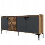 ΜΠΟΥΦΕΣ ΜΕΛΑΜΙΝΗΣ ΚΑΡΥΔΙ ΚΑΙ ΑΝΘΡΑΚΙ 180x35x78Yεκ HM9433 01 c441488