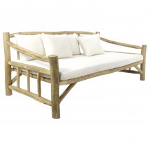 ΚΑΝΑΠΕΣ HM9339 ΜΑΣΙΦ ΞΥΛΟ TIK ΦΥΣΙΚΟ - ΛΕΥΚΟ 210x100x80 εκ c441572