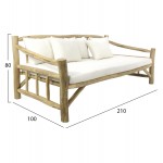 ΚΑΝΑΠΕΣ HM9339 ΜΑΣΙΦ ΞΥΛΟ TIK ΦΥΣΙΚΟ - ΛΕΥΚΟ 210x100x80 εκ c441572