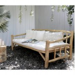 ΚΑΝΑΠΕΣ HM9339 ΜΑΣΙΦ ΞΥΛΟ TIK ΦΥΣΙΚΟ - ΛΕΥΚΟ 210x100x80 εκ c441572
