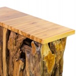 ΚΟΝΣΟΛΑ HM9336 ΑΠΟ ΜΑΣΙΦ ΞΥΛΟ ΤΙΚ ΦΥΣΙΚΟ 100X35X75 εκ c441578