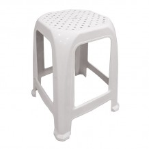 JELLO Σκαμπώ Βοηθητικό Κήπου - Μπάνιου Στοιβαζόμενο PP Απόχρωση Άσπρο c441645