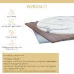 Επιφάνεια τραπεζιού PWH-0012 pakoworld Werzalit γκρι cement I 70x70εκ c441709