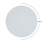 Επιφάνεια τραπεζιού PWH-0002 pakoworld HPL λευκό μαρμάρου Φ60εκ c441721