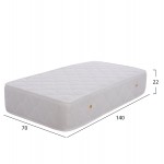 ΣΤΡΩΜΑ BABYCLOUD HM664 01 BONELL SPRING 70X140 ΛΕΥΚΟ c441739