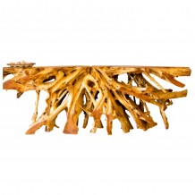 ΚΟΝΣΟΛΑ HM9369 ΑΠΟ ΜΑΣΙΦ ΞΥΛΟ ΤΙΚ ΦΥΣΙΚΟ 150Χ40Χ70 EK c441933