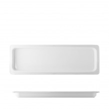 Δοχείο γαστρονομίας πορσελάνης GN2 4 53x16cm -2 5cm λευκό G BENEDIKT c442033