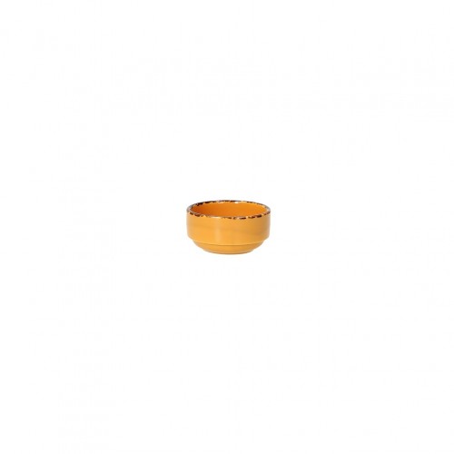Μπωλάκι πορσελάνης φ8xΥ4cm 100cc Vulcania Veggie πορτοκαλί Tognana - Σετ 12 c442049