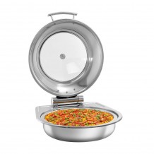 Chafing Dish Flexible στρογγυλό με soft close παράθυρο ελέγχου c442486