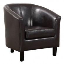 BOGA Πολυθρόνα Σαλονιού Καθιστικού Pu Σκούρο Καφέ c444727