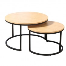 BOZZI Set-2 Τραπεζάκια Σαλονιού-Καθιστικού Μέταλλο Βαφή Μαύρο Απόχρωση Φυσικό c444798 BOZZI Set-2 Τραπεζάκια Σαλονιού-Καθιστικού Μέταλλο Βαφή Μαύρο Απόχρωση Φυσικό c444798