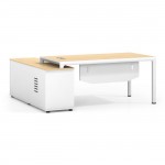 THESIS Γραφείο Αναστρέψιμη Γωνία Απόχρωση Beech - Άσπρο c444802