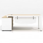 THESIS Γραφείο Αναστρέψιμη Γωνία Απόχρωση Beech - Άσπρο c444803