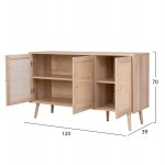 ΜΠΟΥΦΕΣ ΜΕΛΑΜΙΝΗΣ COLM- ΣΥΝΘ RATTAN ΣΤΙΣ ΠΟΡΤΕΣ HM9220 11 120Χ39Χ70Υεκ c445292
