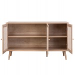 ΜΠΟΥΦΕΣ ΜΕΛΑΜΙΝΗΣ COLM- ΣΥΝΘ RATTAN ΣΤΙΣ ΠΟΡΤΕΣ HM9220 11 120Χ39Χ70Υεκ c445292