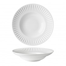 Πιάτο πορσελάνης βαθύ pasta 26cm Σειρά Ribby λευκό G Benedikt - Σετ 6 c445572 Πιάτο πορσελάνης βαθύ pasta 26cm Σειρά Ribby λευκό G Benedikt - Σετ 6 c445572