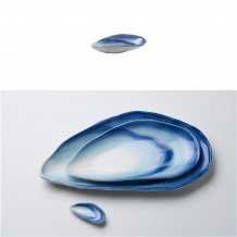 Πιατέλα πορσελάνης θαλασσινών 9x4cm Σειρά OCEAN TBS Spain - Σετ 12 c445769