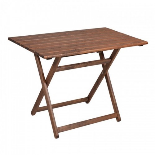Τραπέζι Retto pakoworld μασίφ ξύλο οξιάς καρυδί εμποτισμού 100x60x71εκ c445859