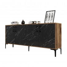 ΜΠΟΥΦΕΣ ΜΕΛΑΜΙΝΗΣ HM9428 03 ΚΑΡΥΔΙ ΚΑΙ ΟΨΗ ΜΑΥΡΟ ΜΑΡΜΑΡΟ 180x35x78Υεκ c446280