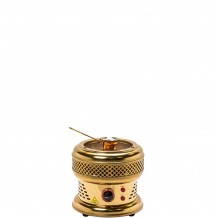 Χόβολη Johny 600W φ21x19 5cm χρυσό Ελληνικής Κατασκευής c446289